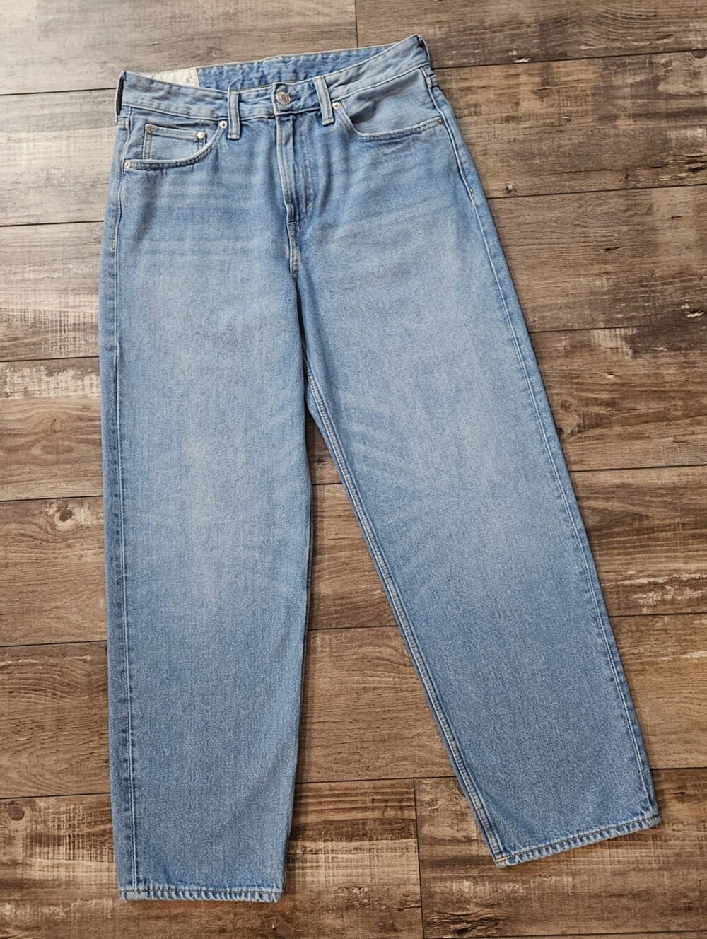 H&M Light Wash Loose Wide Leg Jeans Size 32*